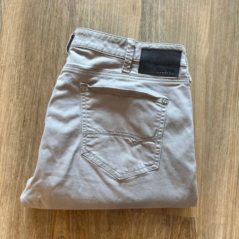 Mavi Jeans‎ Zach Straight Leg Grey Mens Pants 38x32 Stretch Cotton 453 ASU09309
